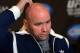 Dec 27, 2012; Las Vegas, NV, USA; UFC president Dana White scratches his head as he talks with members of the media after the press conference for UFC 155 at MGM Grand Garden Arena. Mandatory Credit: Jake Roth-USA TODAY Sports