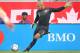 TORONTO, CANADA - JUNE 3: Tim Howard #1 of USA goal kicks the ball against Canada during their international friendly match on June 3, 2012 at BMO Field in Toronto, Ontario, Canada. (Photo by Tom Szczerbowski/Getty Images)