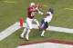 PALO ALTO, CA - OCTOBER 06: Tight end Zach Ertz #86 of the Stanford Cardinal catches a pass for a touchdown past safety Patrick Onwuasor #4 of the Arizona Wildcats during the first quarter at Stanford Stadium on October 6, 2012 in Palo Alto, California. (Photo by Jason O. Watson/Getty Images)