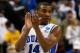 PHILADELPHIA, PA - MARCH 24: Rasheed Sulaimon #14 of the Duke Blue Devils reacts in the second half while taking on the Creighton Bluejays during the third round of the 2013 NCAA Men's Basketball Tournament at Wells Fargo Center on March 24, 2013 in Philadelphia, Pennsylvania. (Photo by Rob Carr/Getty Images)