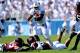 CHAPEL HILL, NC - OCTOBER 06: Giovani Bernard #26 of the North Carolina Tar Heels breaks free for a gain against the Virginia Tech Hokies on October 6, 2012 at Kenan Stadium in Chapel Hill, North Carolina. (Photo by Lance King/Getty Images)