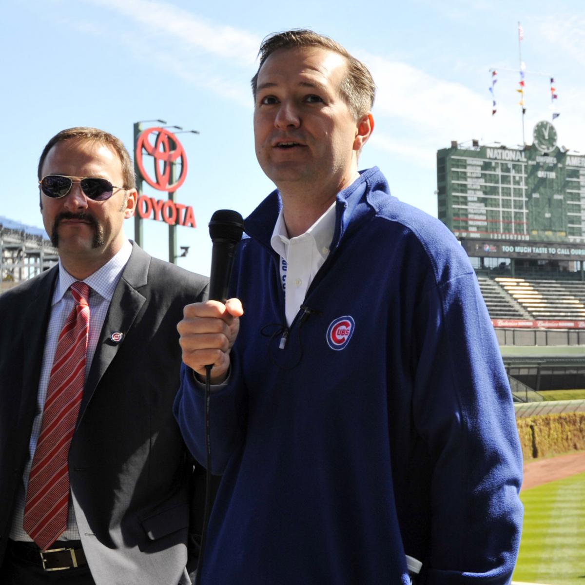 Chicago Bears on X: .@Cubs chairman Tom Ricketts and the World Series  trophy visiting us for #TENvsCHI.  / X