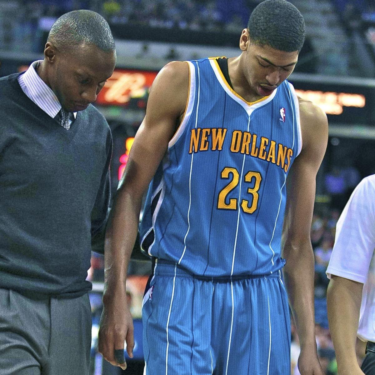 Anthony Davis Injury Updates on Star's Knee News, Scores