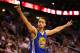 PHOENIX, AZ - APRIL 05: Stephen Curry #30 of the Golden State Warriors reacts in the final moments of the NBA game against the Phoenix Suns at US Airways Center on April 5, 2013 in Phoenix, Arizona. The Warriors defeated the Suns 111-107. NOTE TO USER: User expressly acknowledges and agrees that, by downloading and or using this photograph, User is consenting to the terms and conditions of the Getty Images License Agreement. (Photo by Christian Petersen/Getty Images)