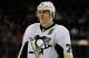 NEW YORK, NY - JANUARY 31: Evgeni Malkin #71 of the Pittsburgh Penguins waits for a faceoff during an NHL hockey game against the New York Rangers at Madison Square Garden on January 31, 2013 in New York City. (Photo by Paul Bereswill/Getty Images)