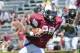 Apr 13, 2013; Columbia, SC, USA; South Carolina Gamecocks running back Mike Davis (28) runs the ball during the spring game at Williams-Brice Stadium. Mandatory Credit: Curtis Wilson-USA TODAY Sports