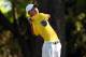 AUGUSTA, GA - APRIL 13: Tianlang Guan of China hits a tee shot on the second hole during the third round of the 2013 Masters Tournament at Augusta National Golf Club on April 13, 2013 in Augusta, Georgia. (Photo by Mike Ehrmann/Getty Images)
