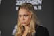 April 13, 2013; Las Vegas, NV, USA; Ronda Rousey poses for photographs following the TUF 17 Finale at the Mandalay Bay Events Center. Mandatory Credit: Gary A. Vasquez-USA TODAY Sports
