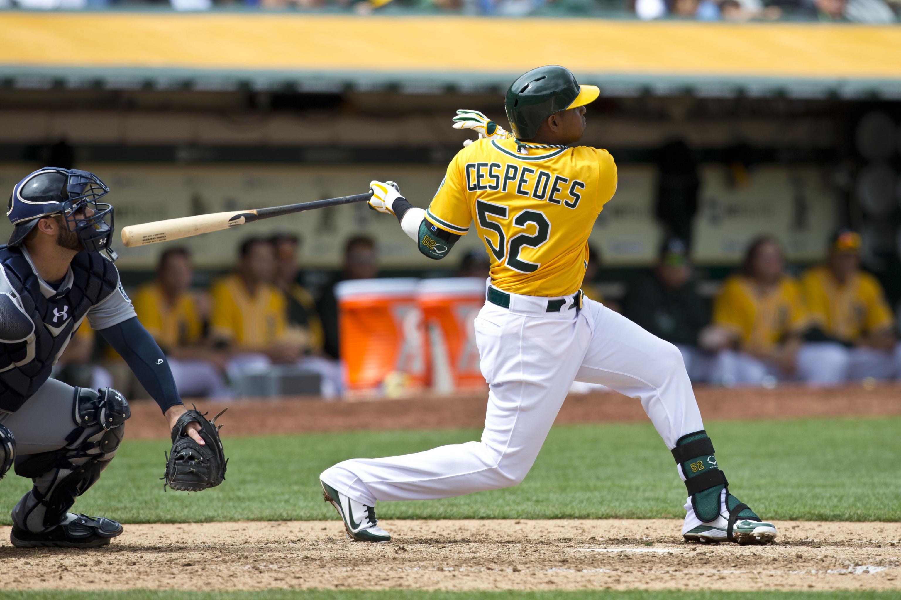 Oakland A's: Yoenis Cespedes Living Up to Contract by Being A's Leader, News, Scores, Highlights, Stats, and Rumors