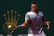 MONTE-CARLO, MONACO - APRIL 16: Jo-Wilfried Tsonga of France plays a forehand against Nikolay Davydenko of Russia in their second round match during day three of the ATP Monte Carlo Masters,at Monte-Carlo Sporting Club on April 16, 2013 in Monte-Carlo, Monaco. (Photo by Clive Brunskill/Getty Images)