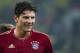 GUANGZHOU, GUANGDONG - JULY 26: Mario Gomez of Bayern Munich smiles during a friendly match against VfL Wolfsburg as part of the Audi Football Summit 2012 on July 26, 2012 at the Guangdong Olympic Sports Center in Guangzhou, China. (Photo by Victor Fraile/Getty Images)