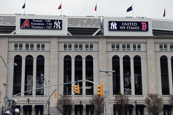 New York Yankees on X: #Yankees fans show their support for Boston.  #BostonStrong  / X