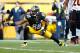 PITTSBURGH, PA - DECEMBER 23: Emmanuel Sanders #88 of the Pittsburgh Steelers signals a first down after catching a pass against the Cincinnati Bengals during the game at Heinz Field on December 23, 2012 in Pittsburgh, Pennsylvania. (Photo by Jared Wickerham/Getty Images)