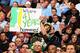 DENVER, CO - APRIL 23: Seattle Sonics fans display signs as the support the Denver Nuggets against the Oklahoma City Thunder in Game Three of the Western Conference Quarterfinals in the 2011 NBA Playoffs on April 23, 2011 at the Pepsi Center in Denver, Colorado. NOTE TO USER: User expressly acknowledges and agrees that, by downloading and or using this photograph, User is consenting to the terms and conditions of the Getty Images License Agreement. (Photo by Doug Pensinger/Getty Images)