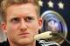 GDANSK, POLAND - JUNE 23: Andre Schuerrle of Germany attends a press conference at the Germany press centre on June 23, 2012 in Gdansk, Poland. (Photo by Joern Pollex/Getty Images)