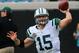 JACKSONVILLE, FL - DECEMBER 09: Tim Tebow #15 of the New York Jets warms up prior to the game against the Jacksonville Jaguars at EverBank Field on December 9, 2012 in Jacksonville, Florida. (Photo by Sam Greenwood/Getty Images)