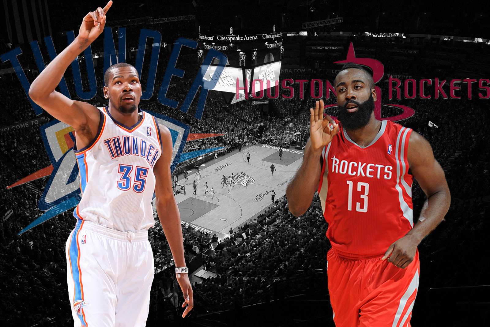 Houston Rockets Vs Okc Thunder Western Conference Round 1 Preview Bleacher Report Latest News Videos And Highlights