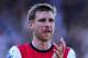 LONDON, ENGLAND - APRIL 20: Goalscorer Per Mertesacker of Arsenal celebrates victory after the Barclays Premier League match between Fulham and Arsenal at Craven Cottage on April 20, 2013 in London, England. (Photo by Mike Hewitt/Getty Images)