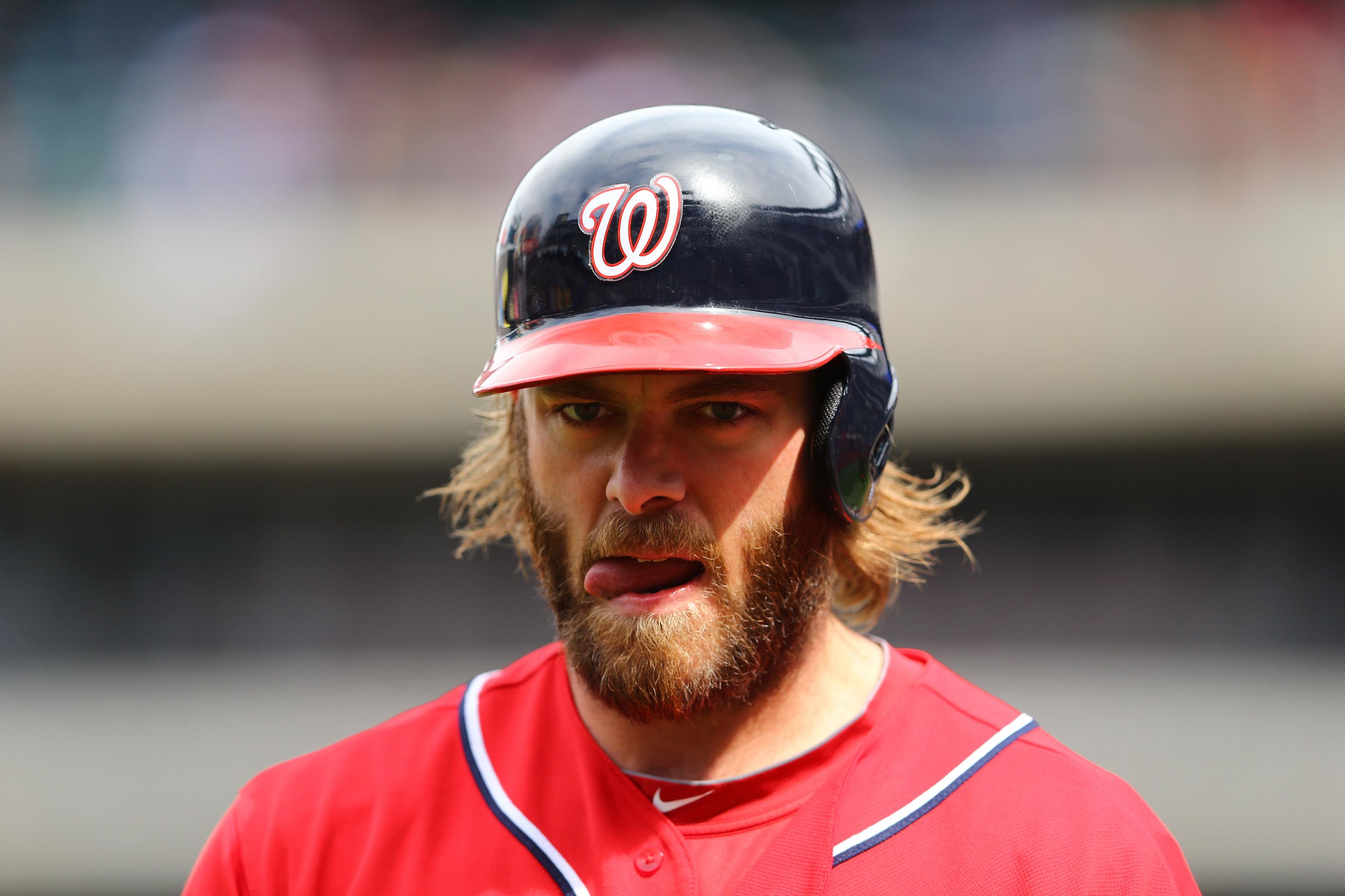 Jayson Werth with and without facial hair+long hair : r/baseball
