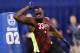 INDIANAPOLIS, IN - FEBRUARY 25: Barkevious Mingo of LSU works out during the 2013 NFL Combine at Lucas Oil Stadium on February 25, 2013 in Indianapolis, Indiana. (Photo by Joe Robbins/Getty Images)