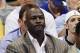 ORLANDO, FL - APRIL 18: Owner Michael Jordan of the Charlotte Bobcats sits next to former NFL player Ahmad Rashad while watching his team take on the Orlando Magic in Game One of the Eastern Conference Quarterfinals during the 2010 NBA Playoffs at Amway Arena on April 18, 2010 in Orlando, Florida. The Magic defeated the Bobcats 98-89. NOTE TO USER: User expressly acknowledges and agrees that, by downloading and/or using this Photograph, user is consenting to the terms and conditions of the Getty Images License Agreement. (Photo by Doug Benc/Getty Images)