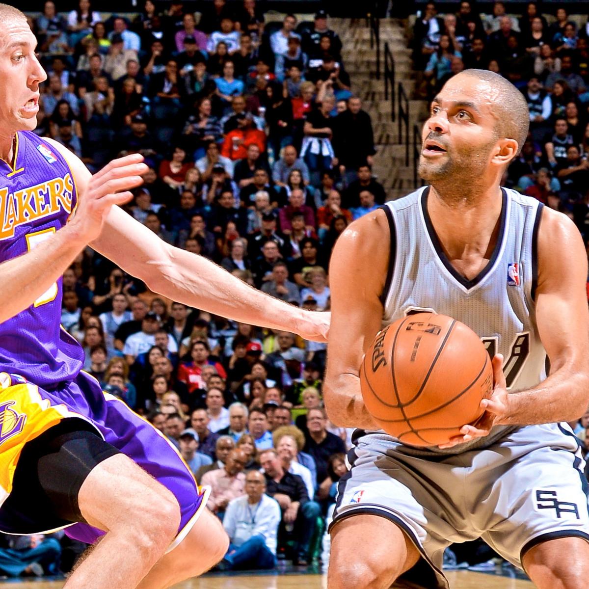 L.A. Lakers vs. San Antonio Spurs Game 2 Score, Highlights and
