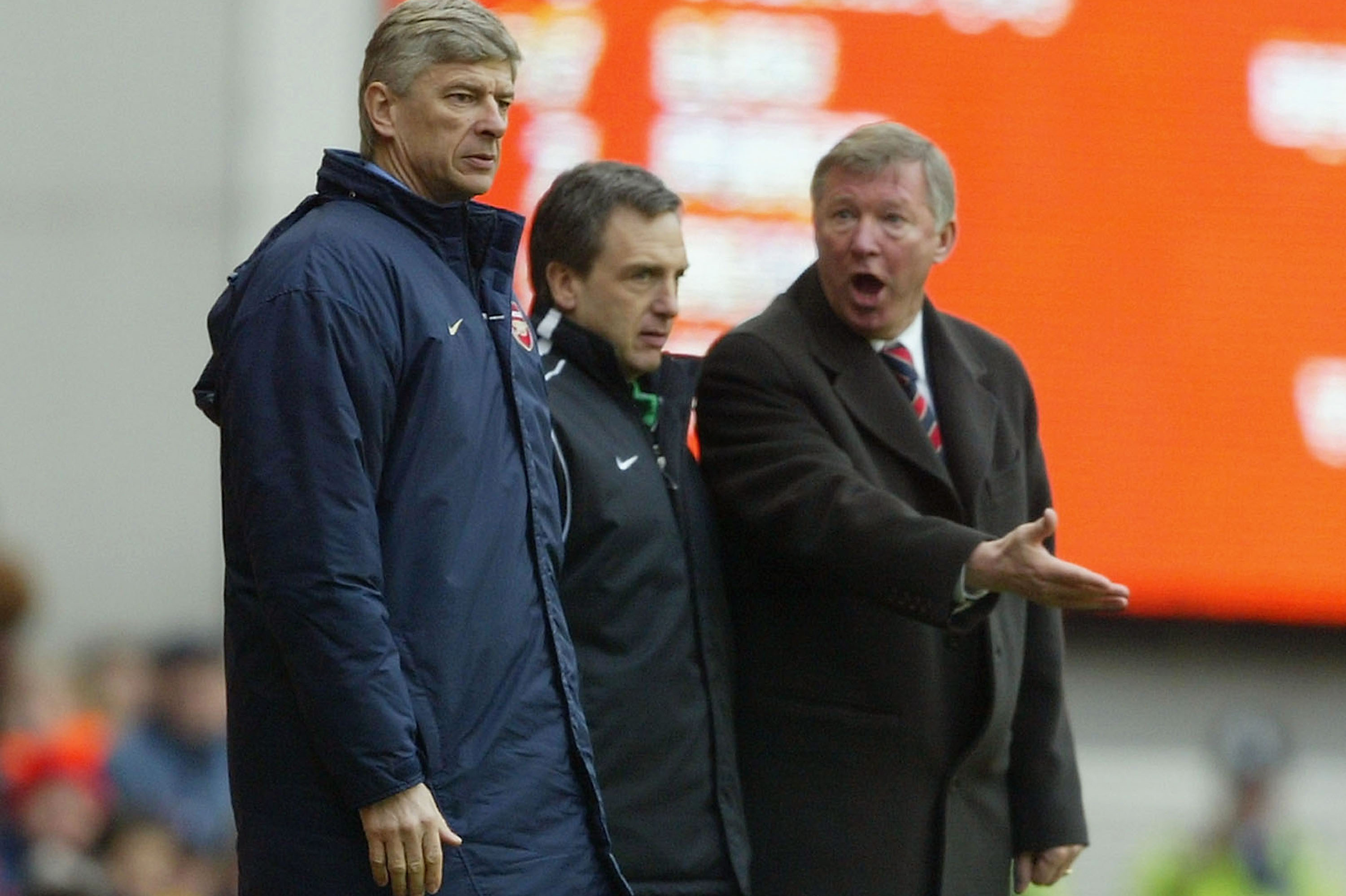 One of the biggest managerial rivalries: Arsene Wenger vs. Sir Alex Ferguson: 
