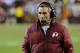 Jan 6, 2013; Landover, MD, USA; Washington Redskins head coach Mike Shanahan on the sidelines during the fourth quarter of the NFC Wild Card playoff game against the Seattle Seahawks at FedEx Field. Mandatory Credit: Brad Mills-USA TODAY Sports