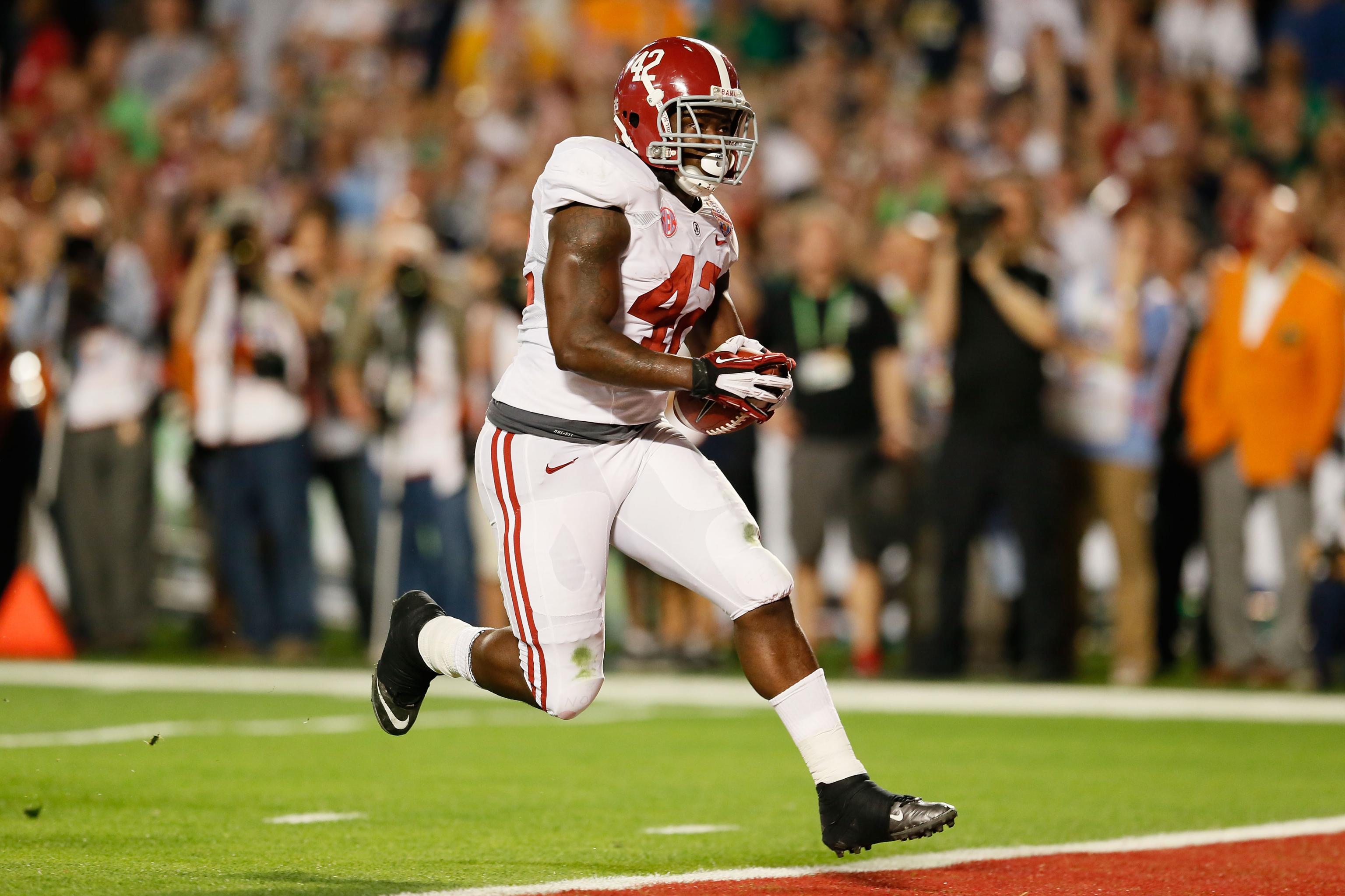 Eddie Lacy scores two ways again to highlight Alabama's NFL Week