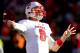 CLEMSON, SC - NOVEMBER 17: Mike Glennon #8 of the North Carolina State Wolfpack drops back to pass against the Clemson Tigers during their game at Memorial Stadium on November 17, 2012 in Clemson, South Carolina. (Photo by Streeter Lecka/Getty Images)
