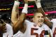 ATLANTA, GA - DECEMBER 01: Jesse Williams #54 and defensive back Nick Perry #27 of the Alabama Crimson Tide celebrate following Alabama's 32-28 win over the Georgia Bulldogs to win the SEC Championship Game at the Georgia Dome on December 1, 2012 in Atlanta, Georgia. (Photo by Kevin C. Cox/Getty Images)