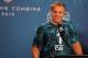 Feb 22, 2013; Indianapolis, IN, USA; Southern California quarterback Matt Barkley speaks at a press conference during the 2013 NFL Combine at Lucas Oil Stadium. Mandatory Credit: Brian Spurlock-USA TODAY Sports
