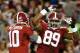 TUSCALOOSA, AL - OCTOBER 27: Michael Williams #89 of the Alabama Crimson Tide celebrates a touchdown reception from AJ McCarron #10 against the Mississippi State Bulldogs at Bryant-Denny Stadium on October 27, 2012 in Tuscaloosa, Alabama. (Photo by Kevin C. Cox/Getty Images)
