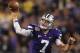 GLENDALE, AZ - JANUARY 03: Collin Klein #7 of the Kansas State Wildcats looks to pass against the Oregon Ducks during the Tostitos Fiesta Bowl at University of Phoenix Stadium on January 3, 2013 in Glendale, Arizona. (Photo by Doug Pensinger/Getty Images)