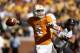 KNOXVILLE, TN - NOVEMBER 10: Tyler Bray #8 of the Tennessee Volunteers looks to pass the ball against the Missouri Tigers during the game at Neyland Stadium on November 10, 2012 in Knoxville, Tennessee. (Photo by Joe Robbins/Getty Images)