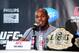ATLANTA, GA - FEBRUARY 16: Fighter Jon Jones speaks during a press conference promoting UFC 145: Jones v Evans at Philips Arena on February 16, 2012 in Atlanta, Georgia. (Photo by Scott Cunningham/Getty Images)