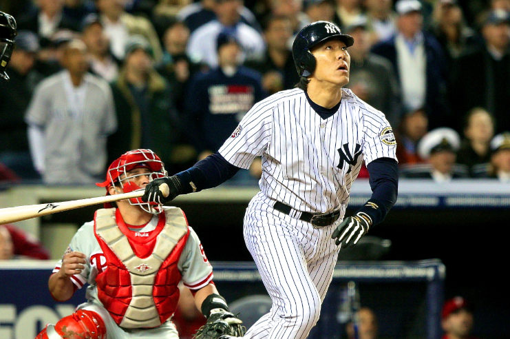 Hideki Matsui re-signs with, then retires with Yankees