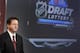 TORONTO - APRIL 13: Edmonton Oilers GM Steve Tambellini awaits the announcement for the first overall pick during the NHL Draft Lottery Drawing at the TSN Studio April 13, 2010 in Toronto, Ontario, Canada. (Photo by Abelimages / Getty Images for NHL)