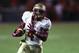 RALEIGH, NC - OCTOBER 06: Chris Thompson #4 of the Florida State Seminoles runs with the ball against the North Carolina State Wolfpack during their game at Carter-Finley Stadium on October 6, 2012 in Raleigh, North Carolina. (Photo by Streeter Lecka/Getty Images)
