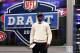 Apr 26, 2013; New York, NY, USA; Geno Smith (West Virginia) is introduced as the number thirty-ninth overall pick to the New York Jets during the 2013 NFL Draft at Radio City Music Hall. Mandatory Credit: Debby Wong-USA TODAY Sports