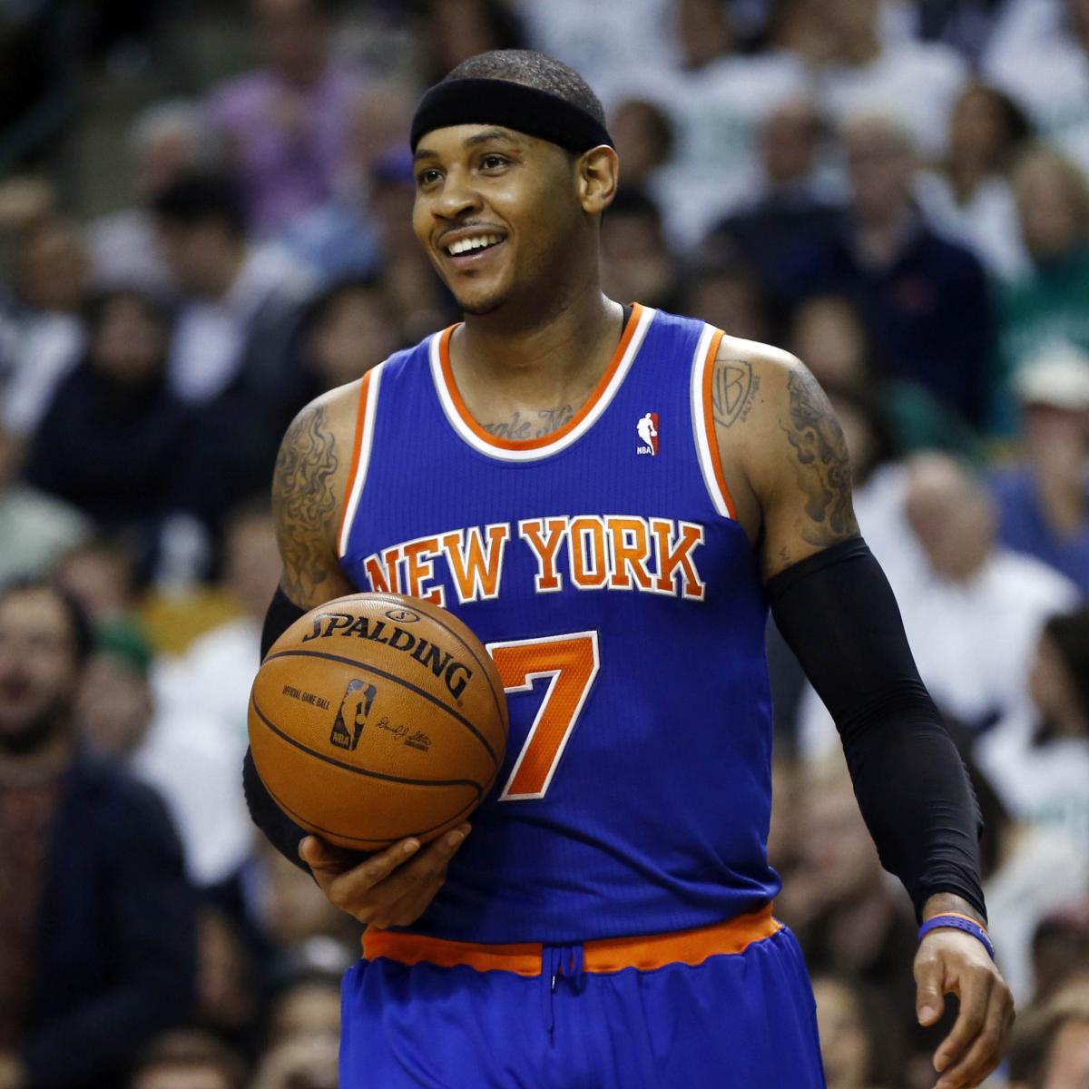 Carmelo Anthony Deserves to Be the NBA's Most Valuable Player News