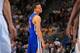 DENVER, CO - APRIL 30: Stephen Curry #30 of the Golden State Warriors reacts after being called for a foul against the Denver Nuggets during Game Five of the Western Conference Quarterfinals of the 2013 NBA Playoffs at the Pepsi Center on April 30, 2013 in Denver, Colorado. The Nuggets defeated the Warriors 107-100. NOTE TO USER: User expressly acknowledges and agrees that, by downloading and or using this photograph, User is consenting to the terms and conditions of the Getty Images License Agreement. (Photo by Doug Pensinger/Getty Images)