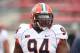 Oct 6, 2012; Madison, WI, USA; Illinois Fighting Illini defensive tackle Akeem Spence (94) prior to the game against the Wisconsin Badgers at Camp Randall Stadium. Mandatory Credit: Brace Hemmelgarn-USA TODAY Sports