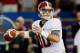 ATLANTA, GA - DECEMBER 01: Quarterback AJ McCarron #10 of the Alabama Crimson Tide drops back to pass against the Georgia Bulldogs during the first half of the SEC Championship Game at the Georgia Dome on December 1, 2012 in Atlanta, Georgia. (Photo by Kevin C. Cox/Getty Images)