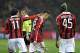 MILAN, ITALY - APRIL 28: (L-R) Giampaolo Pazzini, Stephan El Shaarawy and Mario Balotelli of AC Milan during the Serie A match between AC Milan and Calcio Catania at San Siro Stadium on April 28, 2013 in Milan, Italy. (Photo by Claudio Villa/Getty Images)