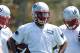 FOXBORO, MA - MAY 3: Aaron Dobson #17 of Marshall University listens to instructions during the New England Patriots Rookie Camp at Gillette Stadium on May 3, 2013 in Foxboro, Massachusetts. (Photo by Jim Rogash/Getty Images)