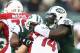 EAST RUTHERFORD, NJ - DECEMBER 02: Muhammad Wilkerson #96 of the New York Jets sacks Ryan Lindley #14 of the Arizona Cardinals during their game at at MetLife Stadium on December 2, 2012 in East Rutherford, New Jersey. (Photo by Al Bello/Getty Images)