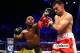 LAS VEGAS, NV - MAY 04: (L-R) Floyd Mayweather Jr. throws a left to the face of Robert Guerrero in their WBC welterweight title bout at the MGM Grand Garden Arena on May 4, 2013 in Las Vegas, Nevada. (Photo by Al Bello/Getty Images)