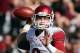 COLUMBIA, SC - NOVEMBER 10: Tyler Wilson #8 of the Arkansas Razorbacks warms up before their game against the South Carolina Gamecocks at Williams-Brice Stadium on November 10, 2012 in Columbia, South Carolina. (Photo by Streeter Lecka/Getty Images)