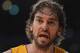 LOS ANGELES, CA - NOVEMBER 27: Pau Gasol #16 of the Los Angeles Lakers reacts to a call by the officials during a 79-77 loss to the Indiana Pacers at Staples Center on November 27, 2012 in Los Angeles, California. NOTE TO USER: User expressly acknowledges and agrees that, by downloading and or using this photograph, User is consenting to the terms and conditions of the Getty Images License Agreement. (Photo by Harry How/Getty Images)